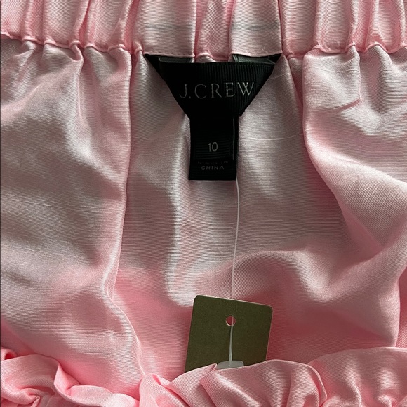 NWT J.Crew Pink Off-Shoulder Ruffle Top - Picture 2 of 9